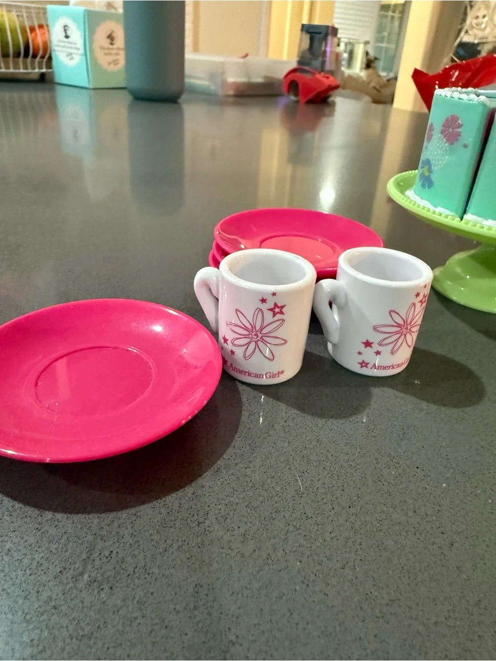 American Girl Birthday cake set